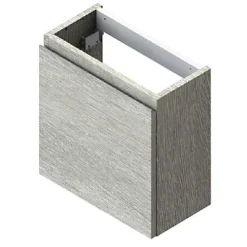 Lave-Mains|Meuble De Salle De Bains Faible Profondeur|Cooke & Lewis Meuble lave mains effet chêne clair l.45 x H.44 x P.21 cm, Calao