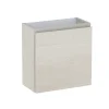 Meuble lave mains effet chêne l.45 x H.44 x P.21 cm, Calao