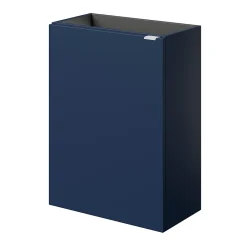 GoodHome Meuble lave mains suspendu bleu nuit mat l.44 x H.55 x P.23 cm, Imandra