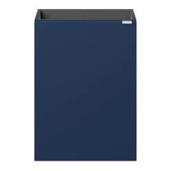 GoodHome Meuble lave mains suspendu bleu nuit mat l.44 x H.55 x P.23 cm, Imandra
