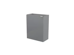 Lave-Mains|GoodHome Meuble lave mains suspendu gris l.44 x H.55 x P.23 cm Imandra, Imandra