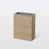 GoodHome Meuble lave mains suspendu effet chêne l.44 x H.55 x P.23 cm, Imandra