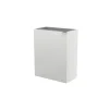 GoodHome Meuble lave mains suspendu blanc brillant l.44 x H.55 x P.23 cm, Imandra