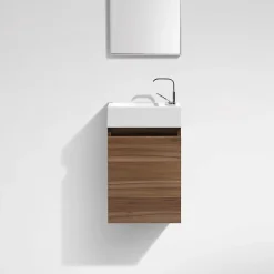 Lave-Mains|Stano Meuble lave-main salle de bain design SIENA largeur 40 cm noyer
