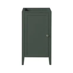 GoodHome Meuble lave-mains à poser l.60 cm vert + plan vasque lave-mains Lana, Perma