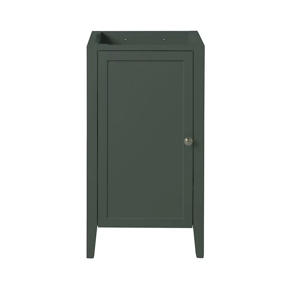 GoodHome Meuble lave-mains à poser l.60 cm vert + plan vasque lave-mains Lana, Perma