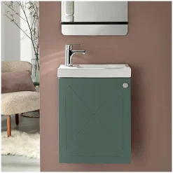 Mob-In Meuble lave-mains AVA Vert de gris