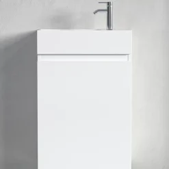 Lave-Mains|Lomazoo Meuble lave-mains blanc brillant Malibu - 40cm