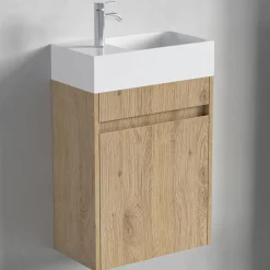 Lomazoo Meuble lave-mains chêne clair Ibiza- 40cm