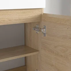 Lomazoo Meuble lave-mains chêne clair Malibu - 40cm