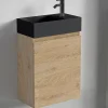 Lave-Mains|Lomazoo Meuble lave-mains chêne clair Malibu - 40cm