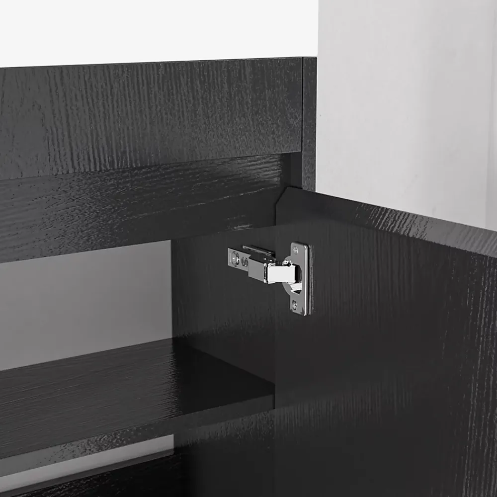 Lomazoo Meuble lave-mains chêne noir Ibiza - 40cm