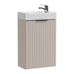 Petits-Meubles Meuble lave-mains 40cm 1 porte Adriel Cachemire