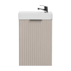 Petits-Meubles Meuble lave-mains 40cm 1 porte Adriel Cachemire