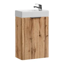Lave-Mains|Petits-Meubles Meuble lave-mains 40cm 1 porte Adriel Bois