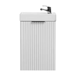 Lave-Mains|Petits-Meubles Meuble lave-mains 40cm 1 porte Adriel Blanc