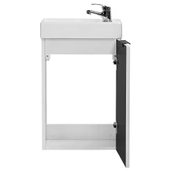 Lave-Mains|Petits-Meubles Meuble lave-mains 40cm 1 porte Adriel Blanc