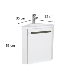 Lave-Mains|Mob-In Meuble lave-mains d'angle SKINO