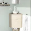 Mob-In Meuble lave-mains d'angle SORRENTO + vasque