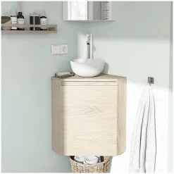 Mob-In Meuble lave-mains d'angle SORRENTO + vasque