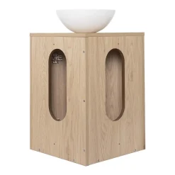 Mob-In Meuble lave-mains d'angle SORRENTO + vasque
