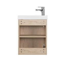 Mob-In Meuble lave-mains décor chêne FRAME
