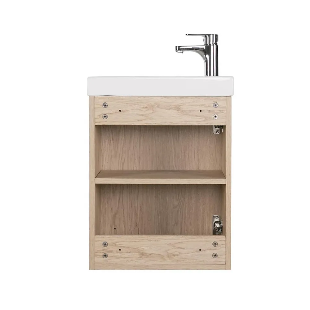 Mob-In Meuble lave-mains décor chêne FRAME