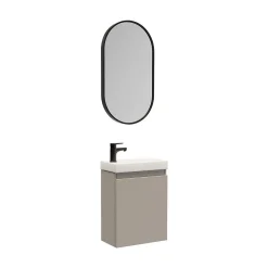 Lave-Mains|Mob-In Meuble lave-mains LISA + miroir ovale