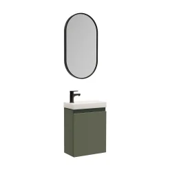 Lave-Mains|Mob-In Meuble lave-mains LISA + miroir ovale