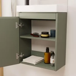 Lave-Mains|Mob-In Meuble lave-mains LISA + miroir ovale