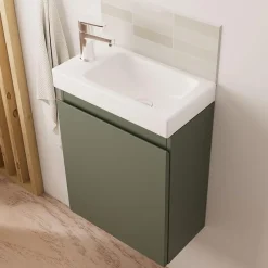 Lave-Mains|Mob-In Meuble lave-mains LISA + miroir ovale