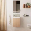 Mob-In Meuble lave-mains LISA + miroir tablette