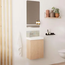 Mob-In Meuble lave-mains LISA + miroir tablette