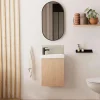 Lave-Mains|Mob-In Meuble lave-mains LISA + miroir ovale