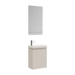 Mob-In Meuble lave-mains LISA + miroir tablette