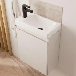 Mob-In Meuble lave-mains LISA + miroir tablette