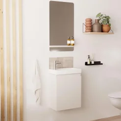 Mob-In Meuble lave-mains LISA + miroir tablette