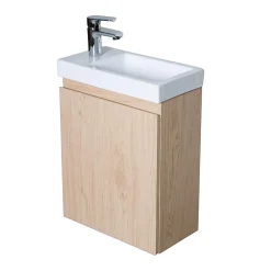 Meuble Wc|Mob-In Meuble lave-mains LISA + robinet chromé