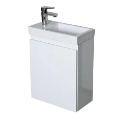 Mob-In Meuble lave-mains LISA + robinet noir
