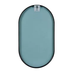Mob-In Meuble lave-mains LISA + robinet noir + miroir ovale