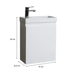 Lave-Mains|Mob-In Meuble lave-mains LISA + robinet chromé