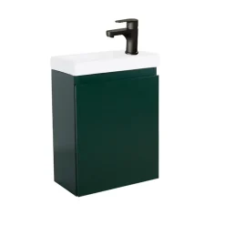 Mob-In Meuble lave-mains LISA + robinet noir