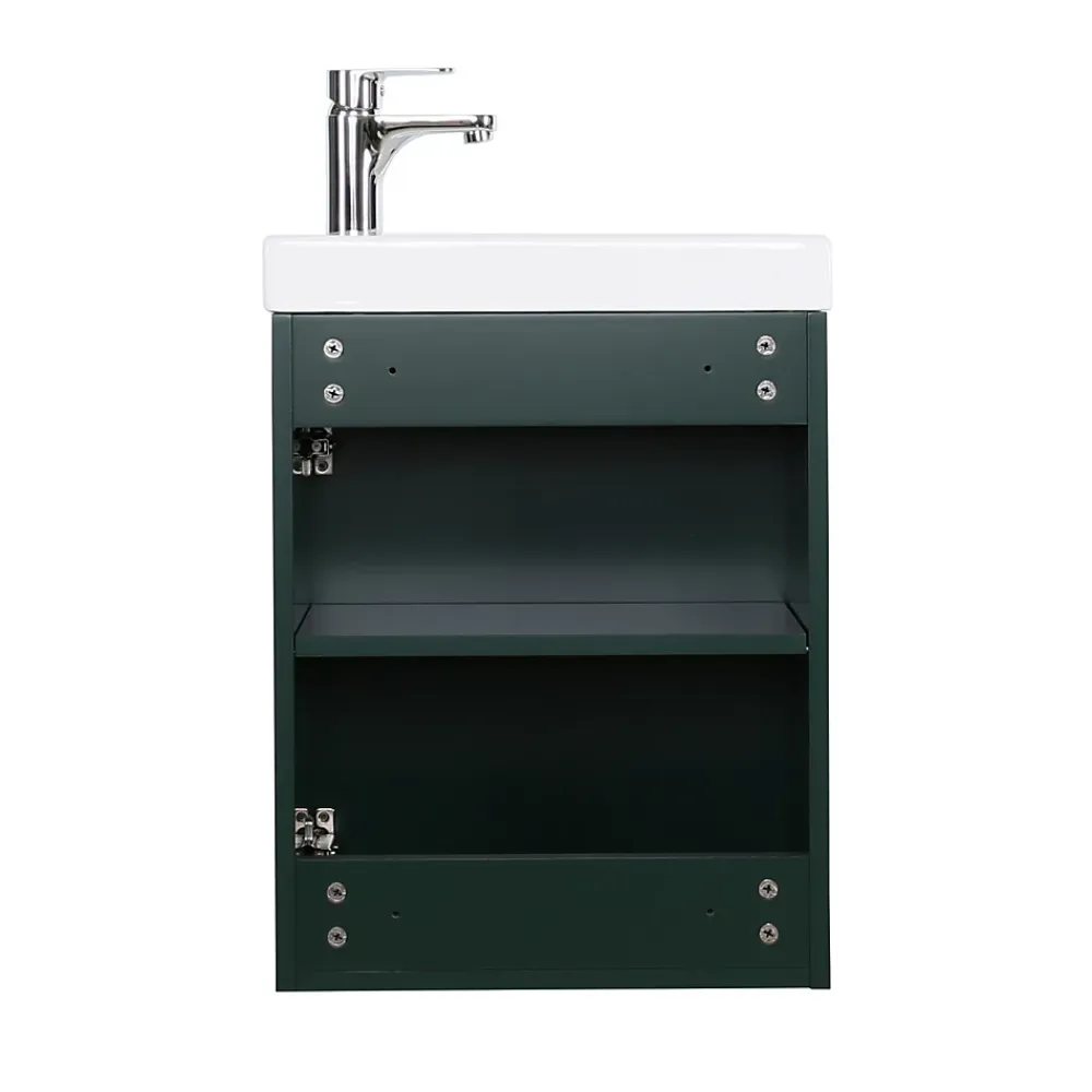Mob-In Meuble lave-mains LISA + robinet noir
