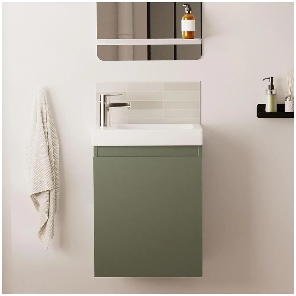 Lave-Mains|Mob-In Meuble lave-mains LISA + robinet chromé