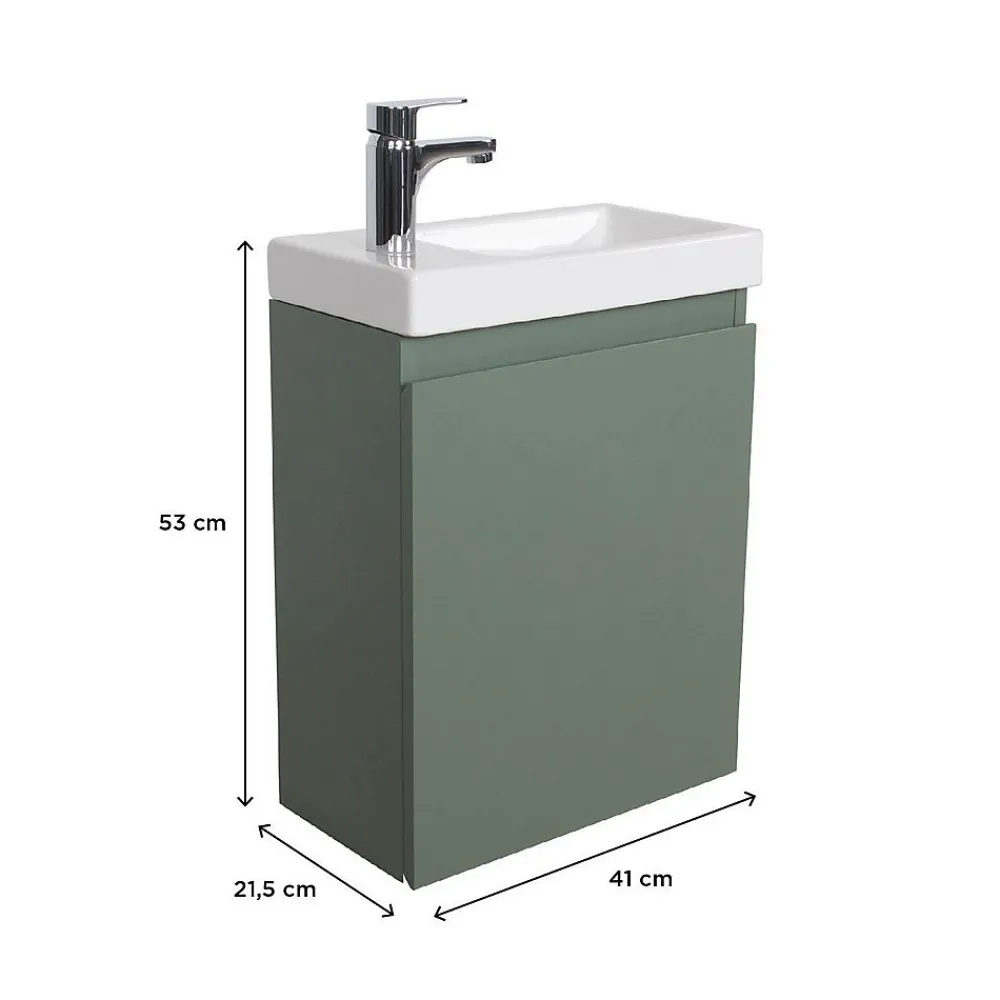 Lave-Mains|Mob-In Meuble lave-mains LISA + robinet chromé