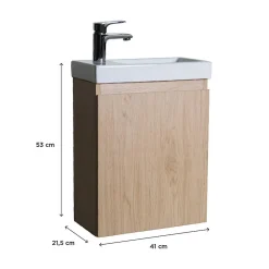 Mob-In Meuble lave-mains LISA suspendu 41 cm
