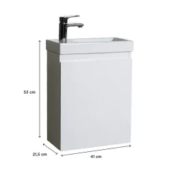 Lave-Mains|Mob-In Meuble lave-mains LISA suspendu 41 cm 41cm