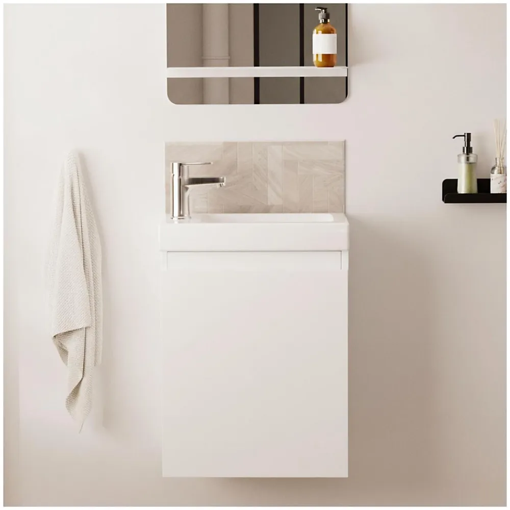 Meuble Wc|Mob-In Meuble lave-mains LISA suspendu 41 cm