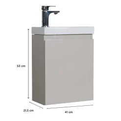 Mob-In Meuble lave-mains LISA suspendu 41 cm