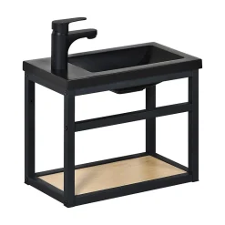 Lave-Mains|Mob-In Meuble lave-mains SAO + robinet noir